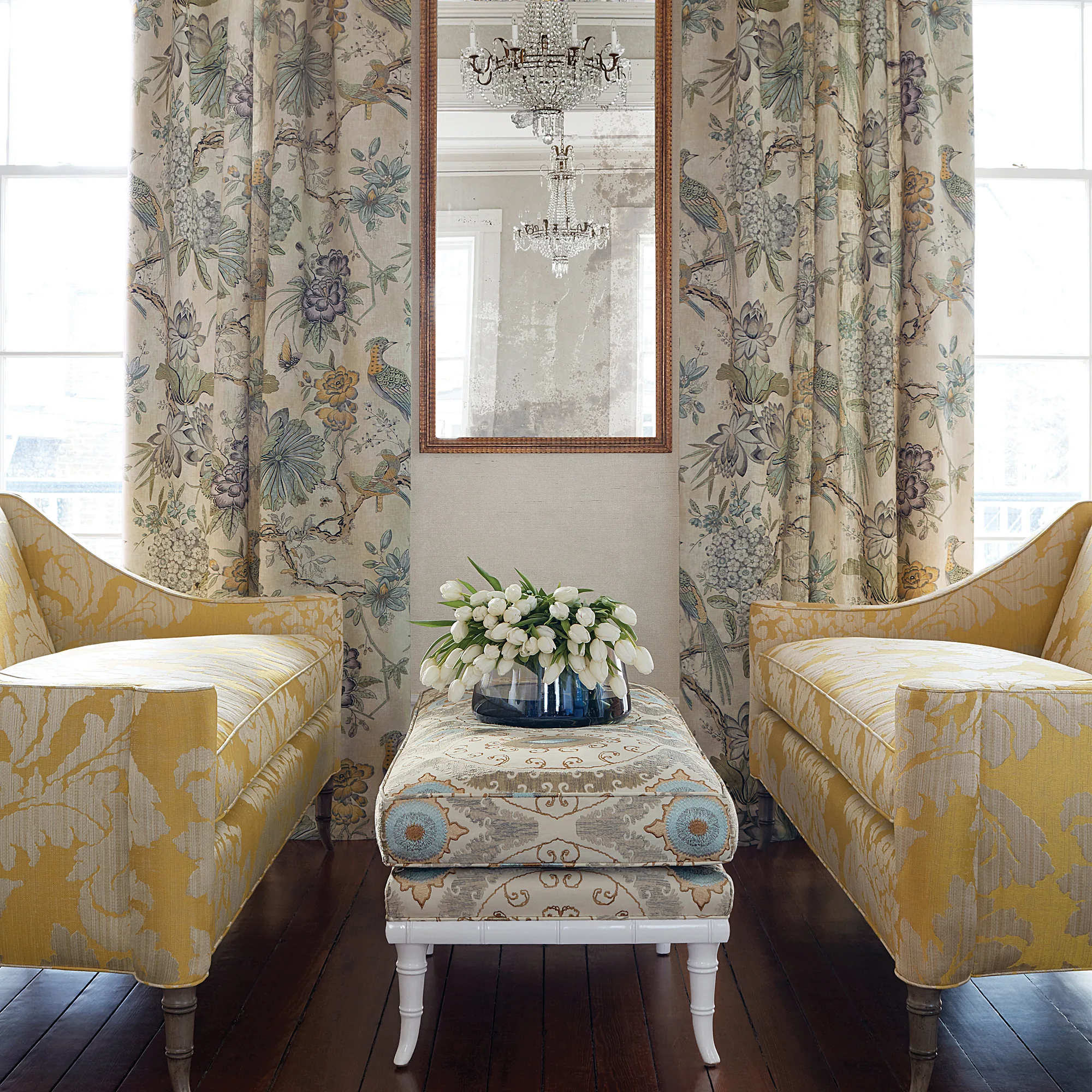 Anna French Villeneuve in Yellow and Grey (AF72991)