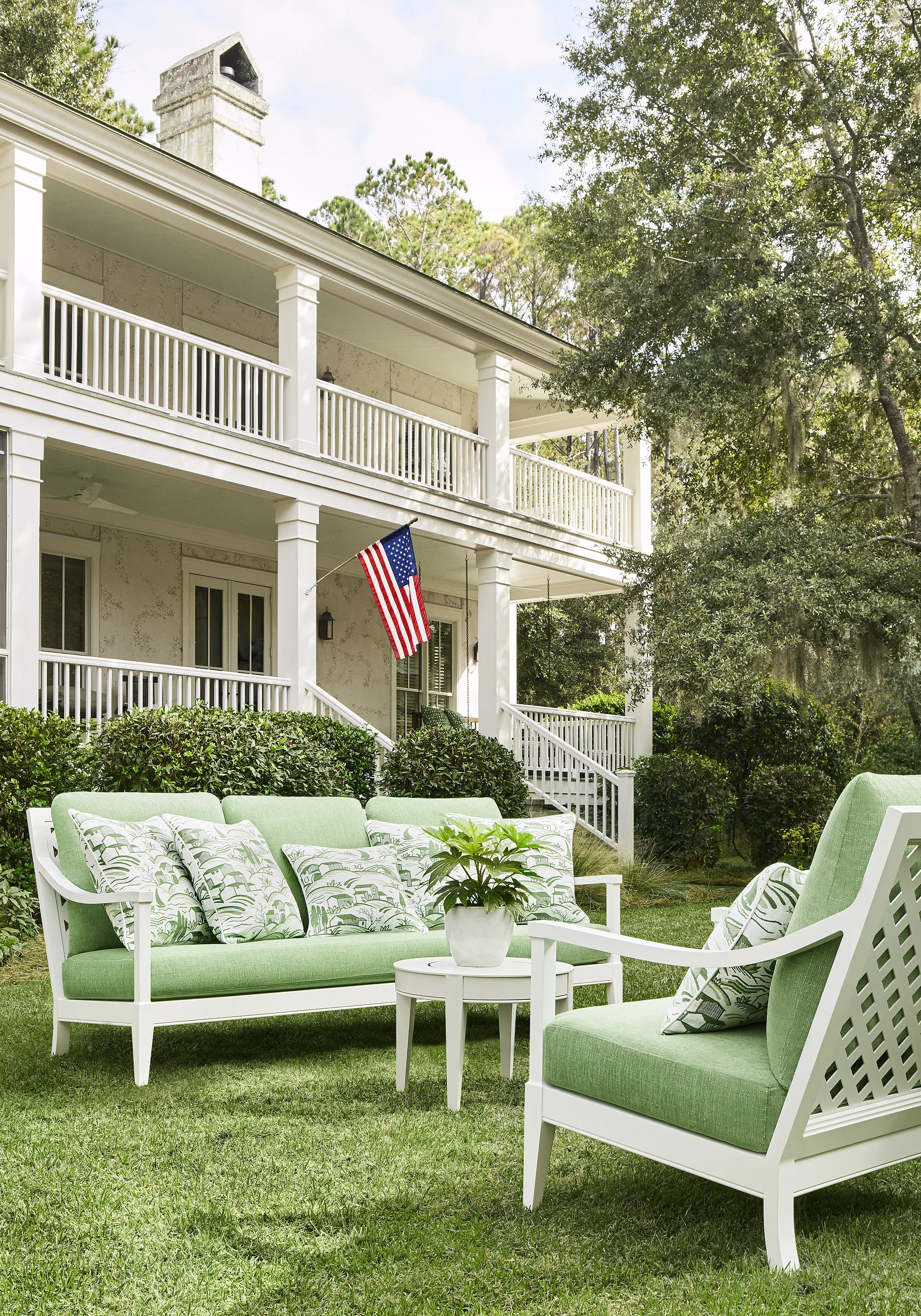 Thibaut Vista in Kelly Green (W73386)