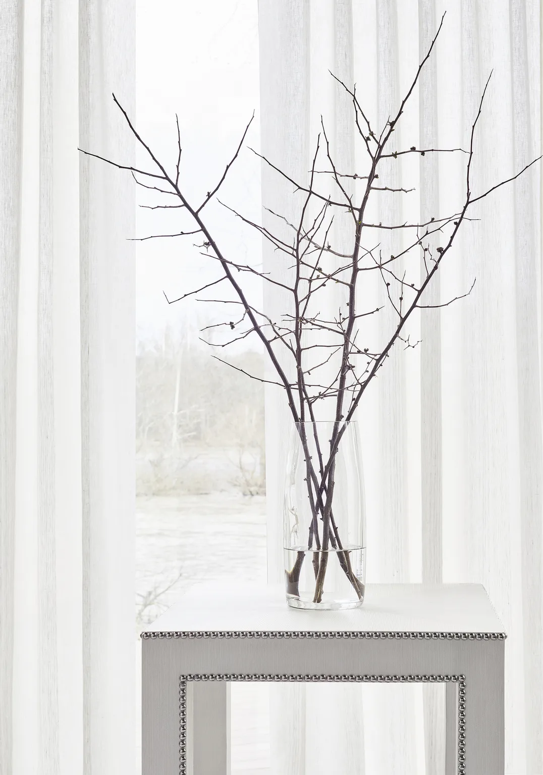 Thibaut Warwick Stripe in Flax (FWW7100)