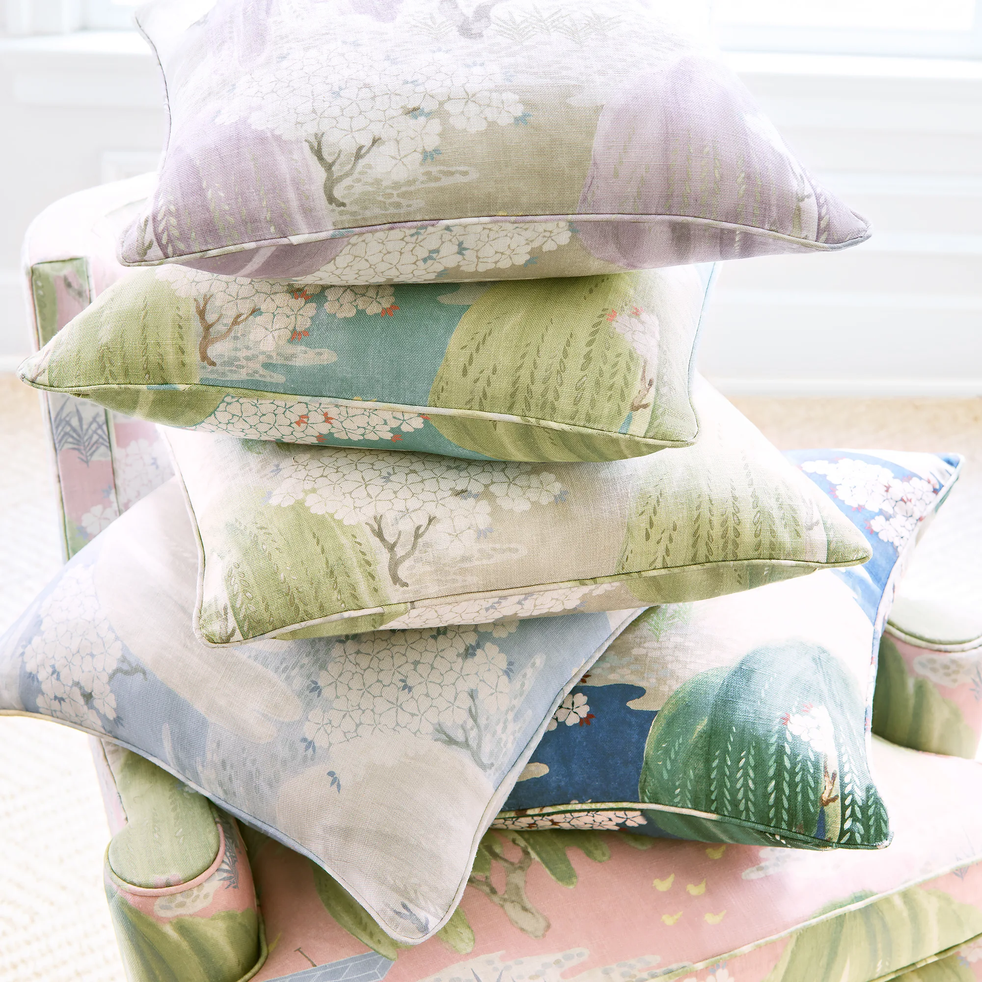 Anna French Willow Tree in Blush (AF23111)