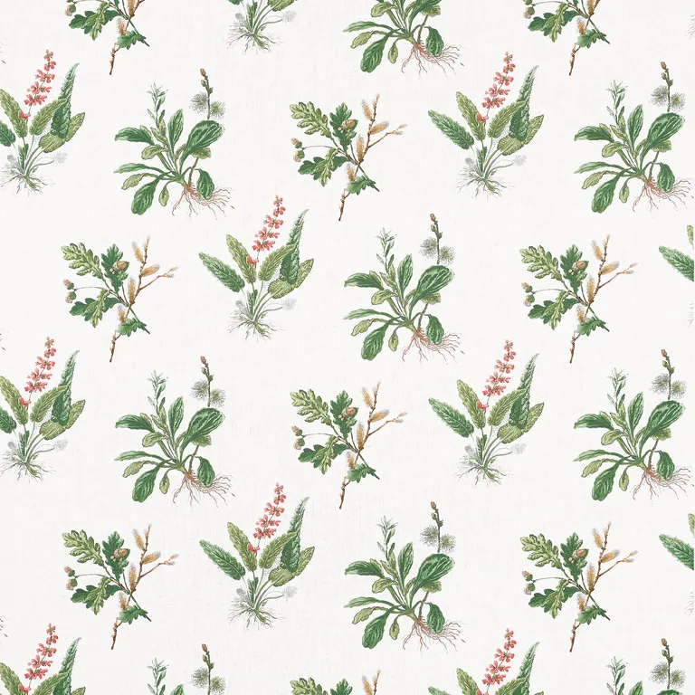 Anna French Woodland in Green and Blush (AF57852)