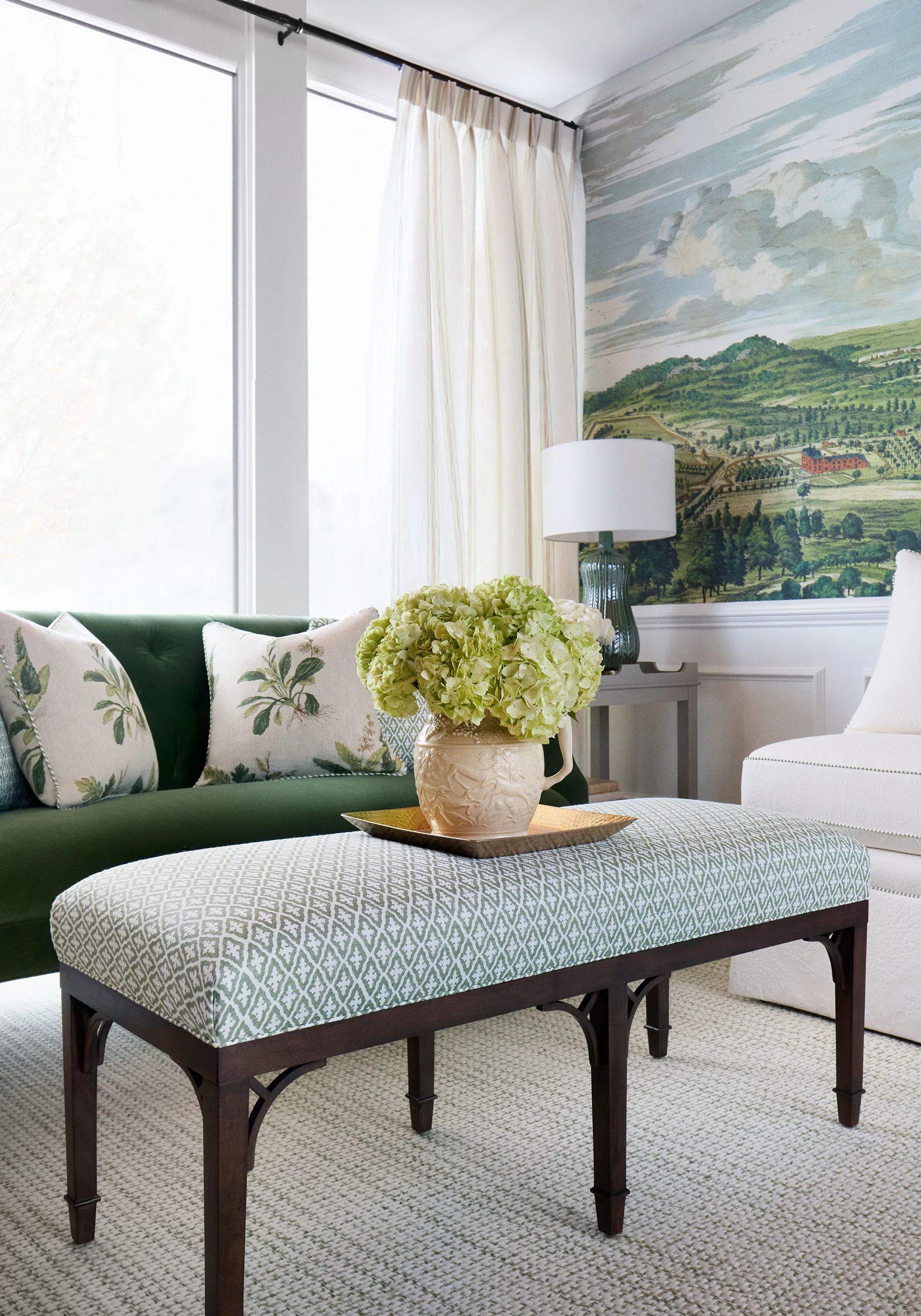 Thibaut Bar Harbor Rug - Custom in Clover (A016)