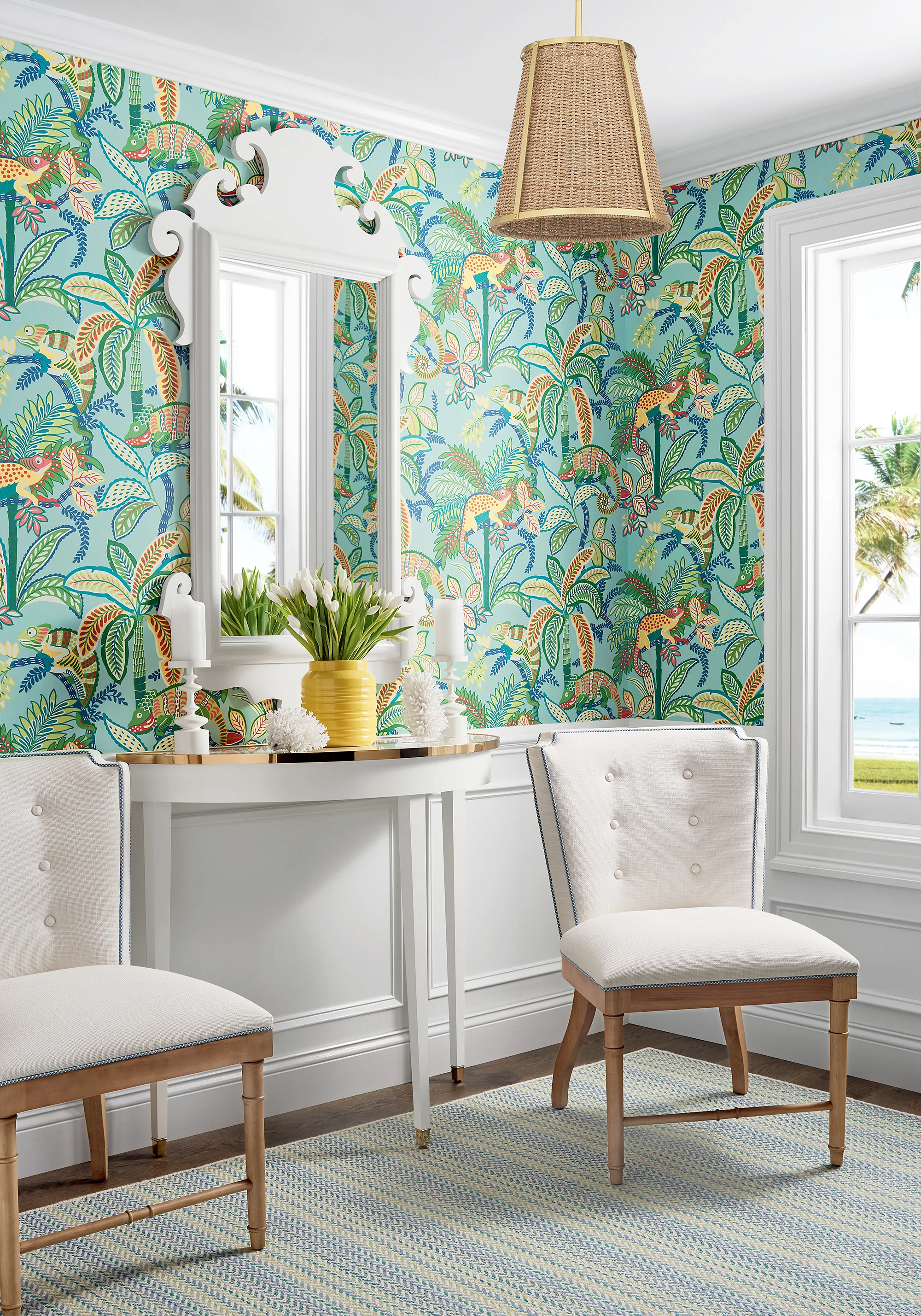 Thibaut Laguna Rug - Custom in Seaglass (A010)
