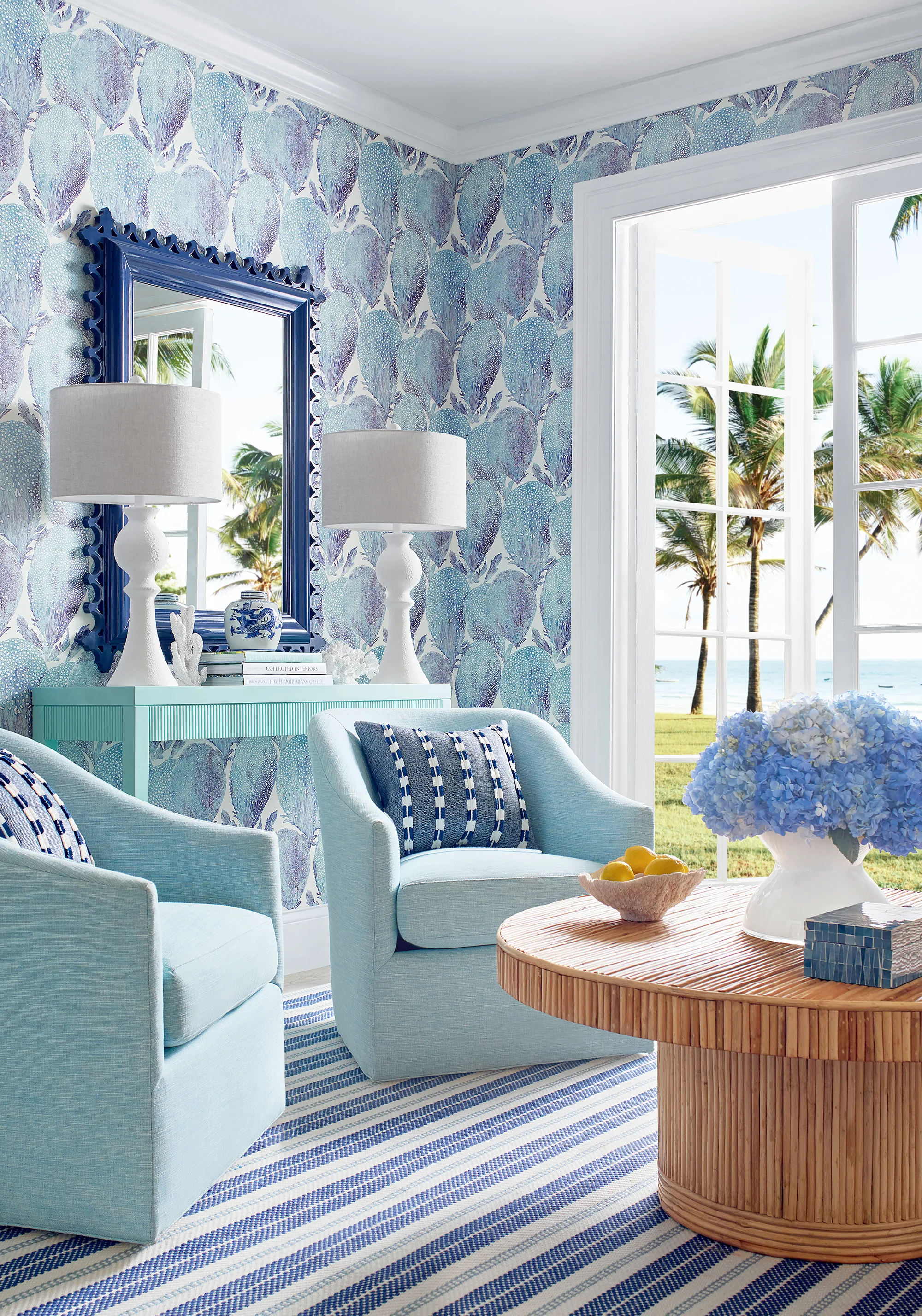 Thibaut Newport Rug - Custom in Harbor (A009)