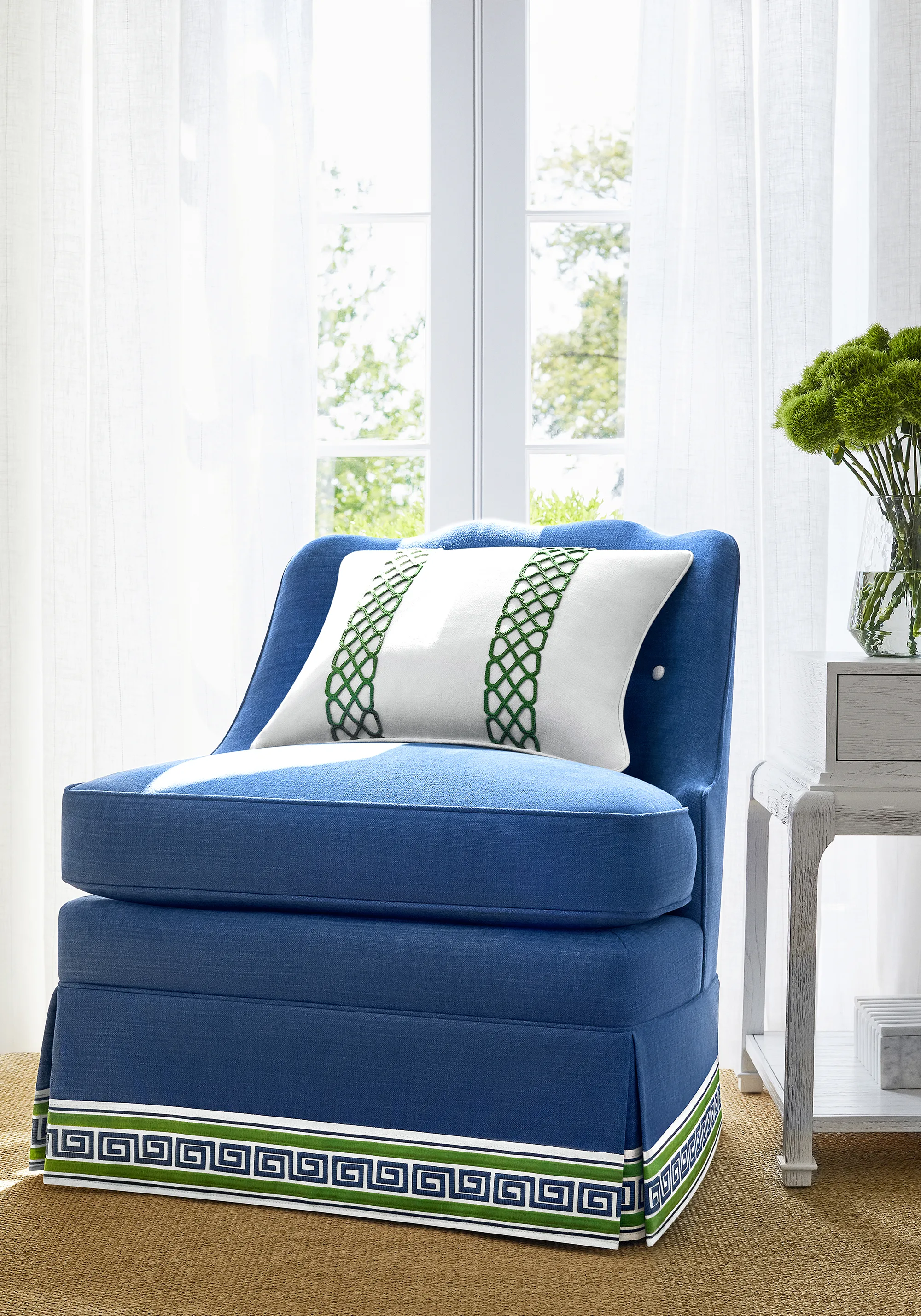 Thibaut Avenue Tape in Kelly and Bermuda (E12107)