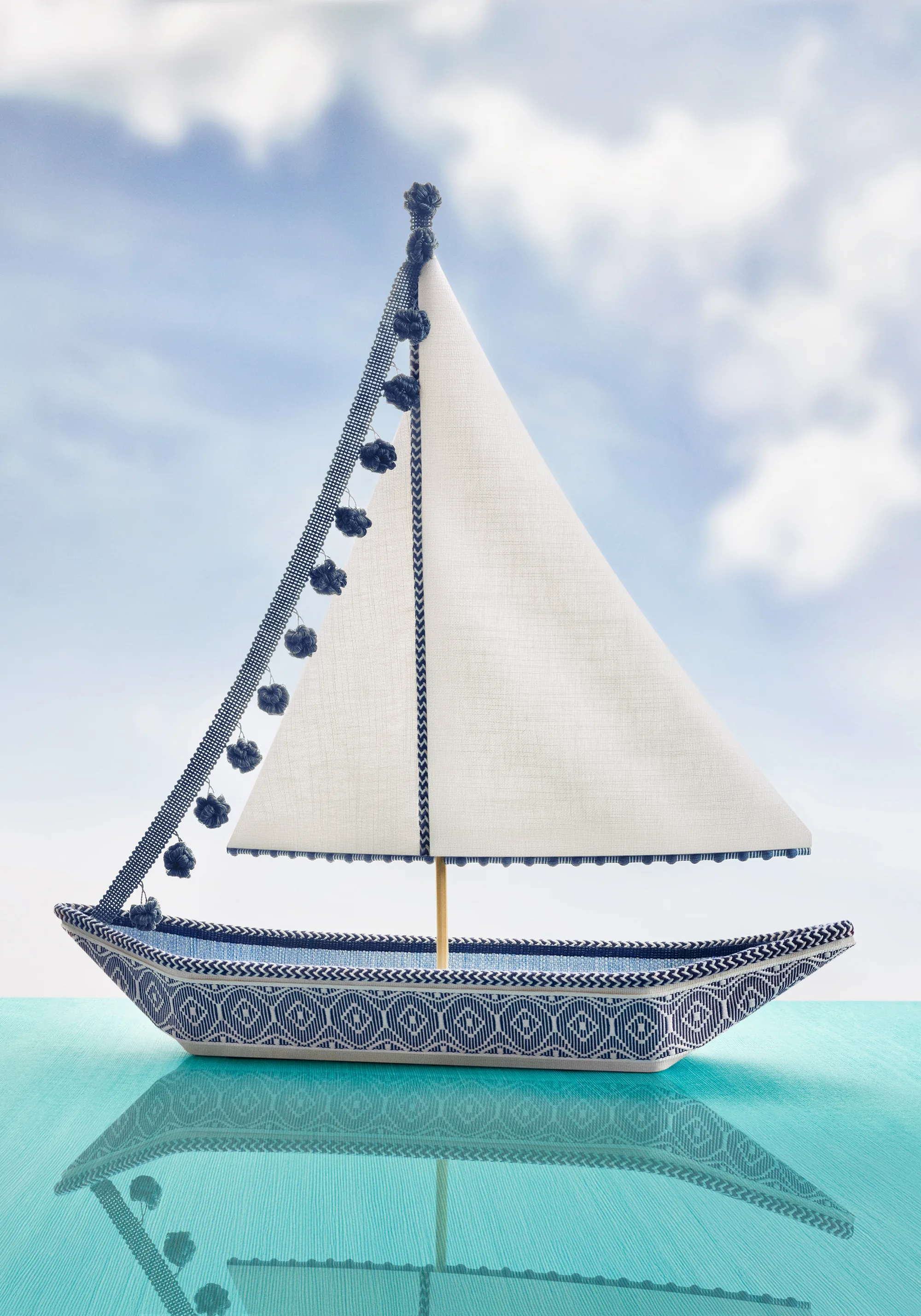 Thibaut Caspian Cord in Navy (E12463)