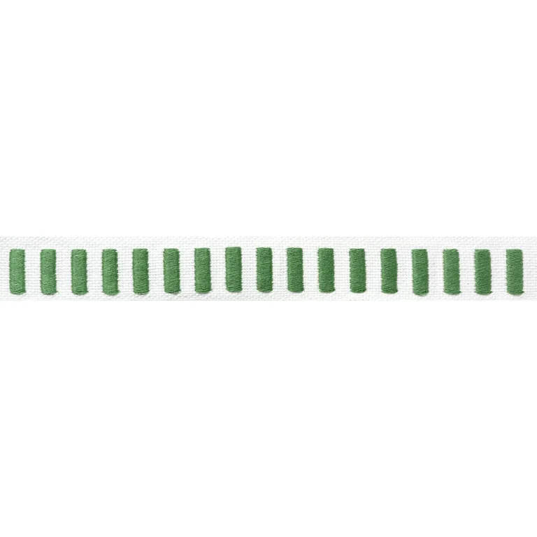 Thibaut Dash Tape in Kelly on White (E12137)