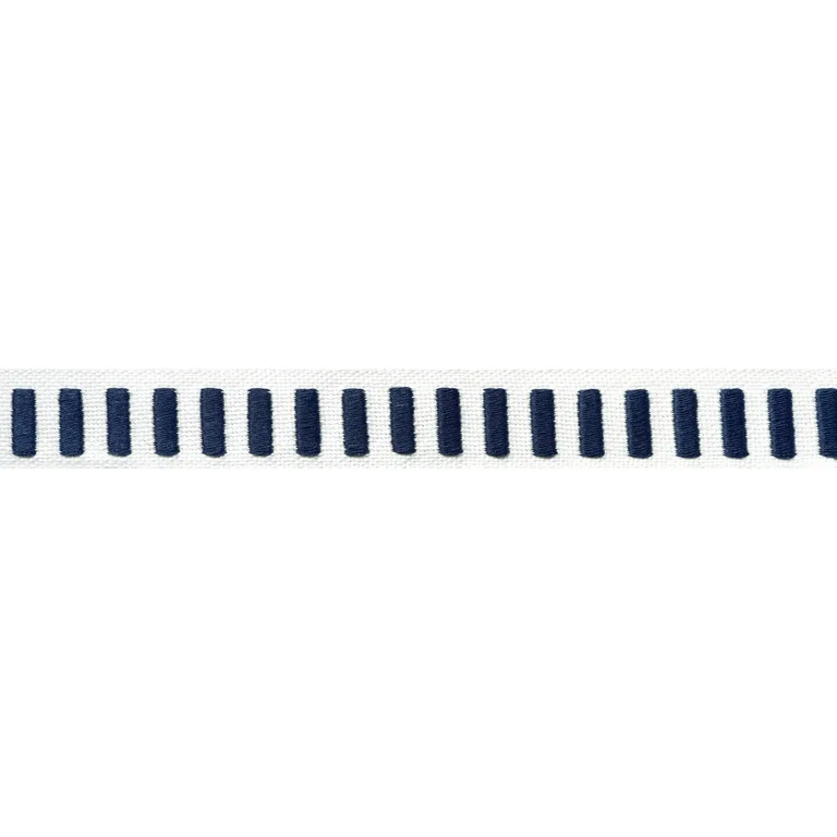 Thibaut Dash Tape in Navy on White (E12136)