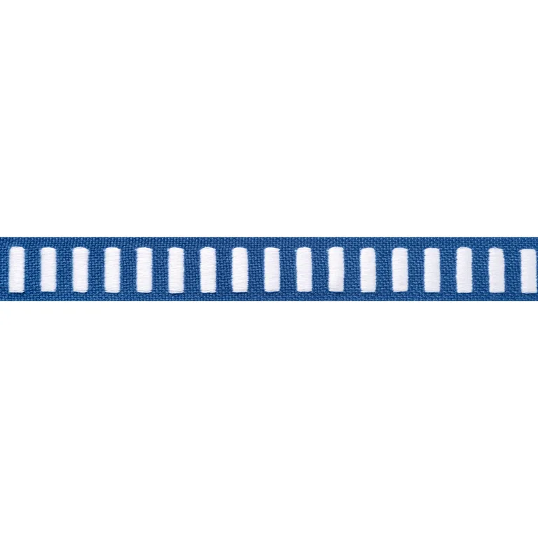 Thibaut Dash Tape in White on Bermuda (E12132)