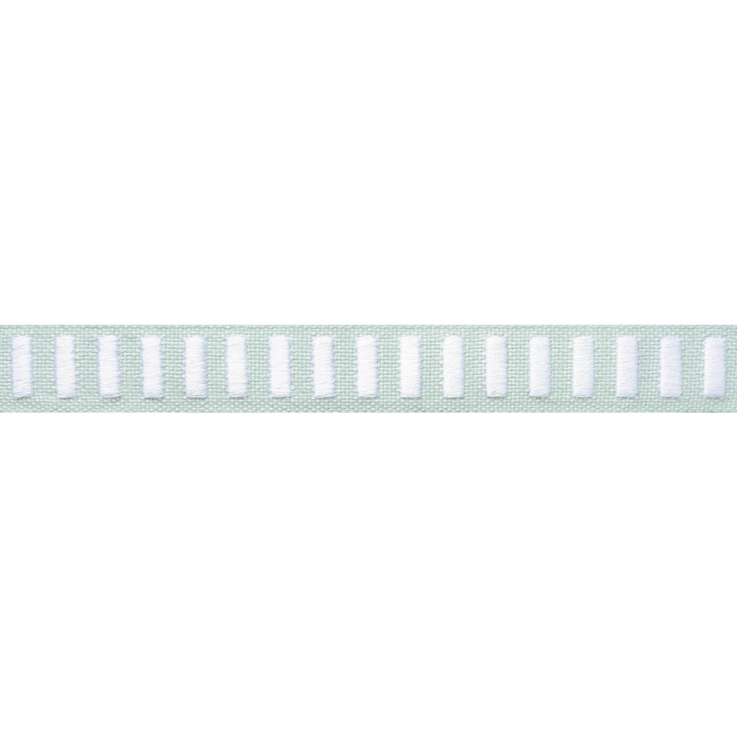 Thibaut Dash Tape in White on Mist (E12128)