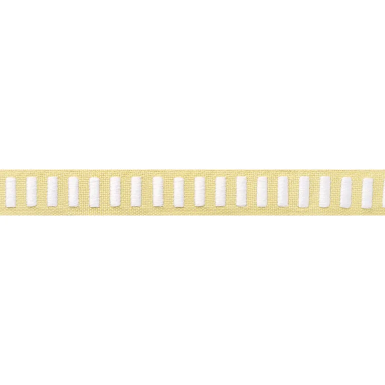 Thibaut Dash Tape in White on Sunshine (E12125)