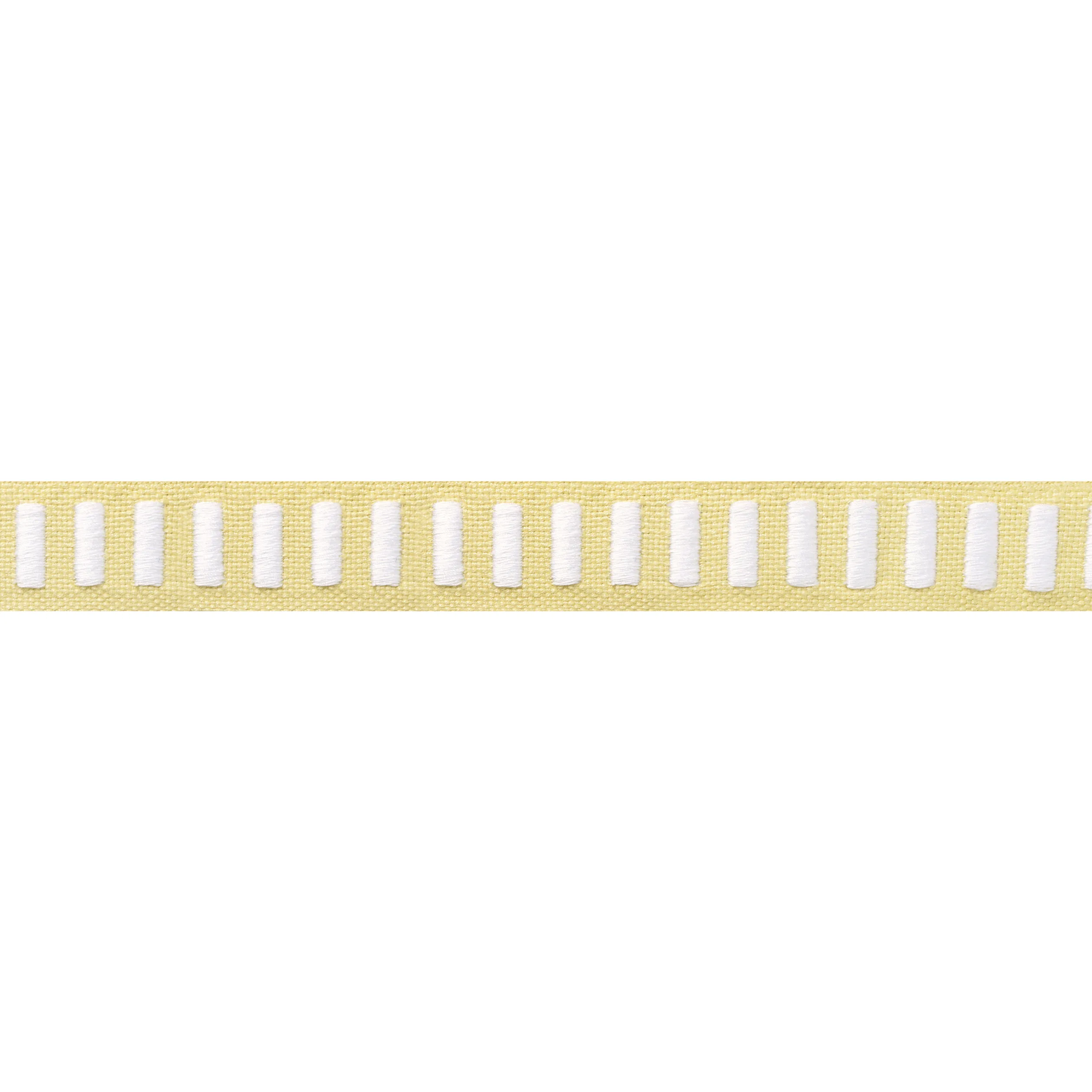 Thibaut Dash Tape in White on Sunshine (E12125)