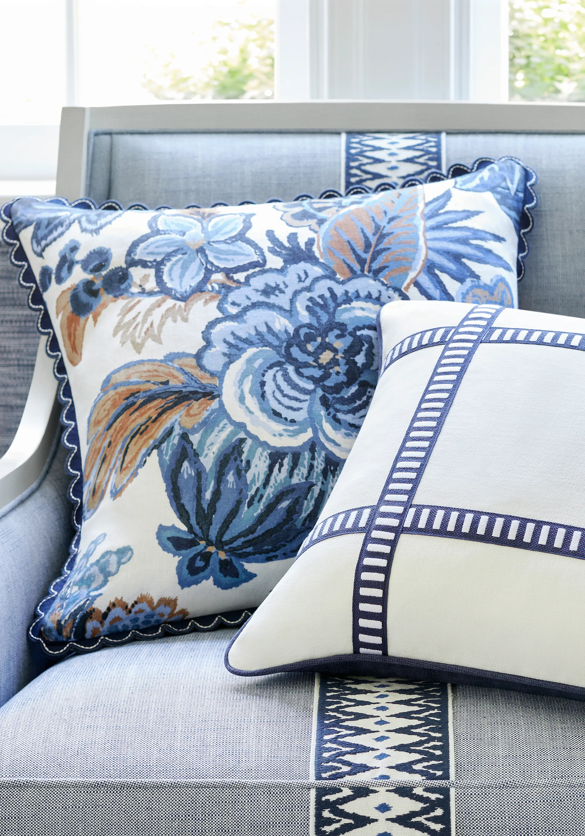 Thibaut Delmont Tape in Navy (E12047)