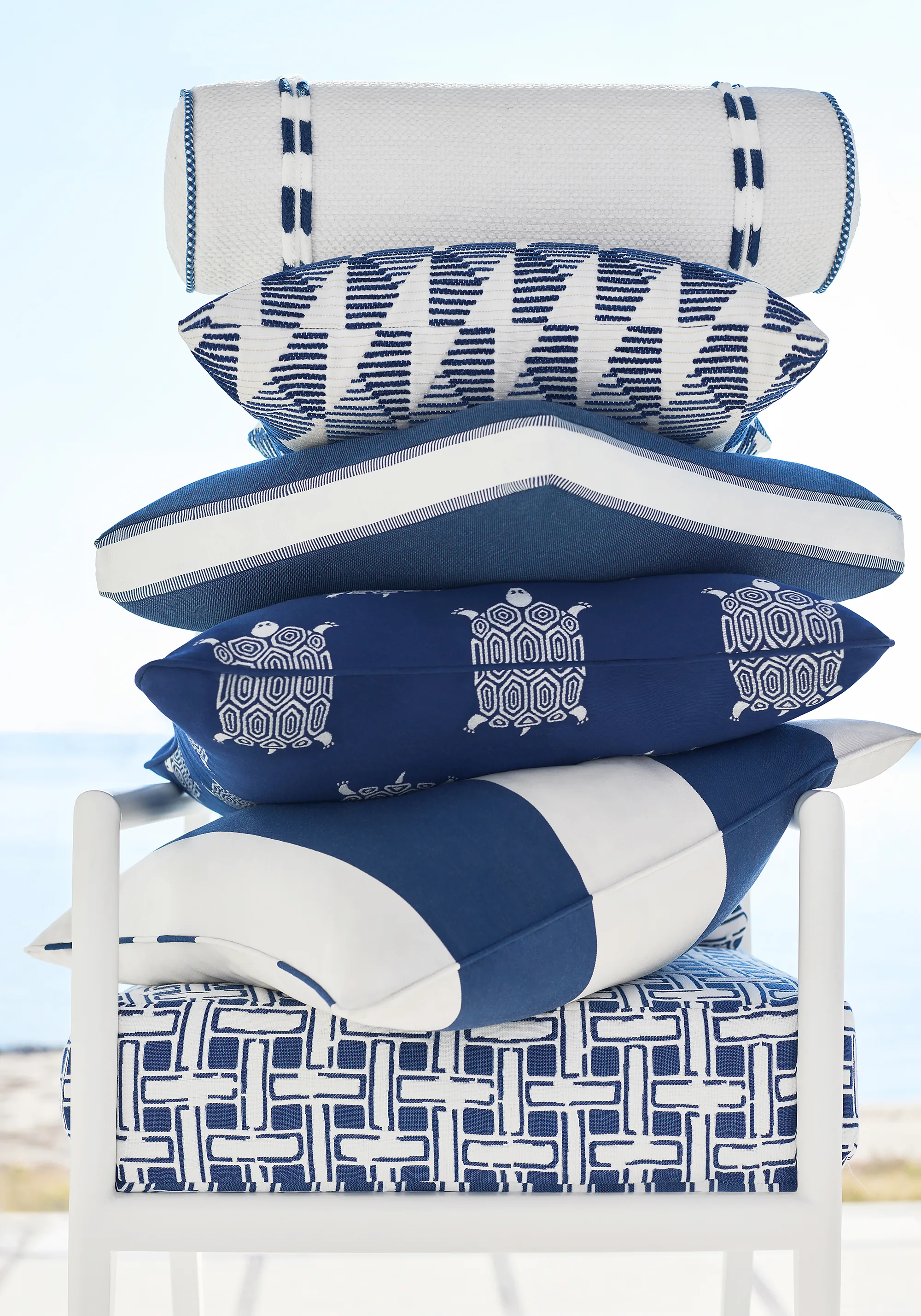 Thibaut Easton Fringe in Navy (E81865)