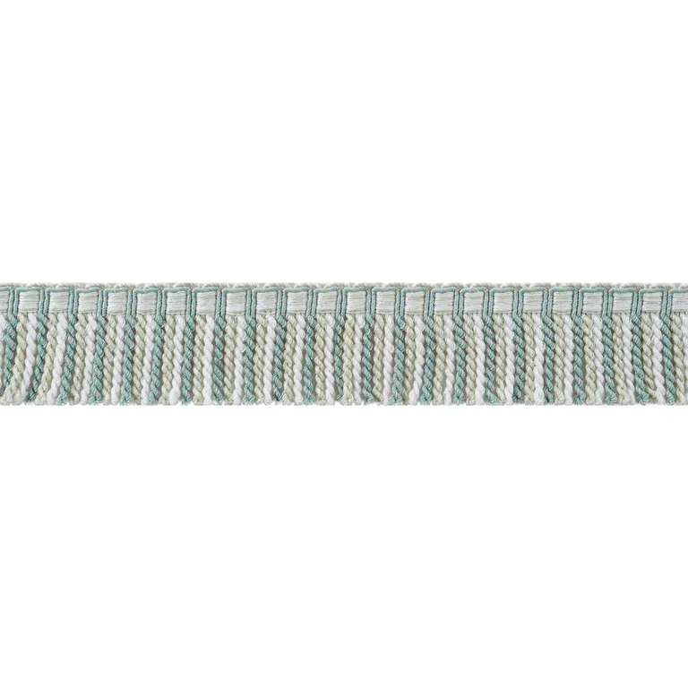 Anna French Esme Fringe in Aqua and Willow (AE12359)
