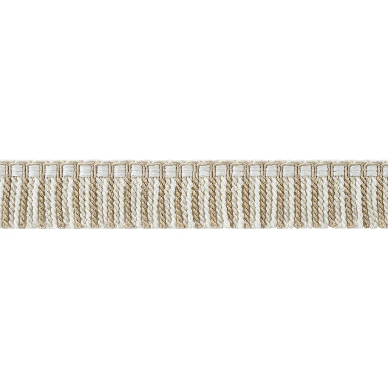 Anna French Esme Fringe in Linen and Ivory (AE12354)