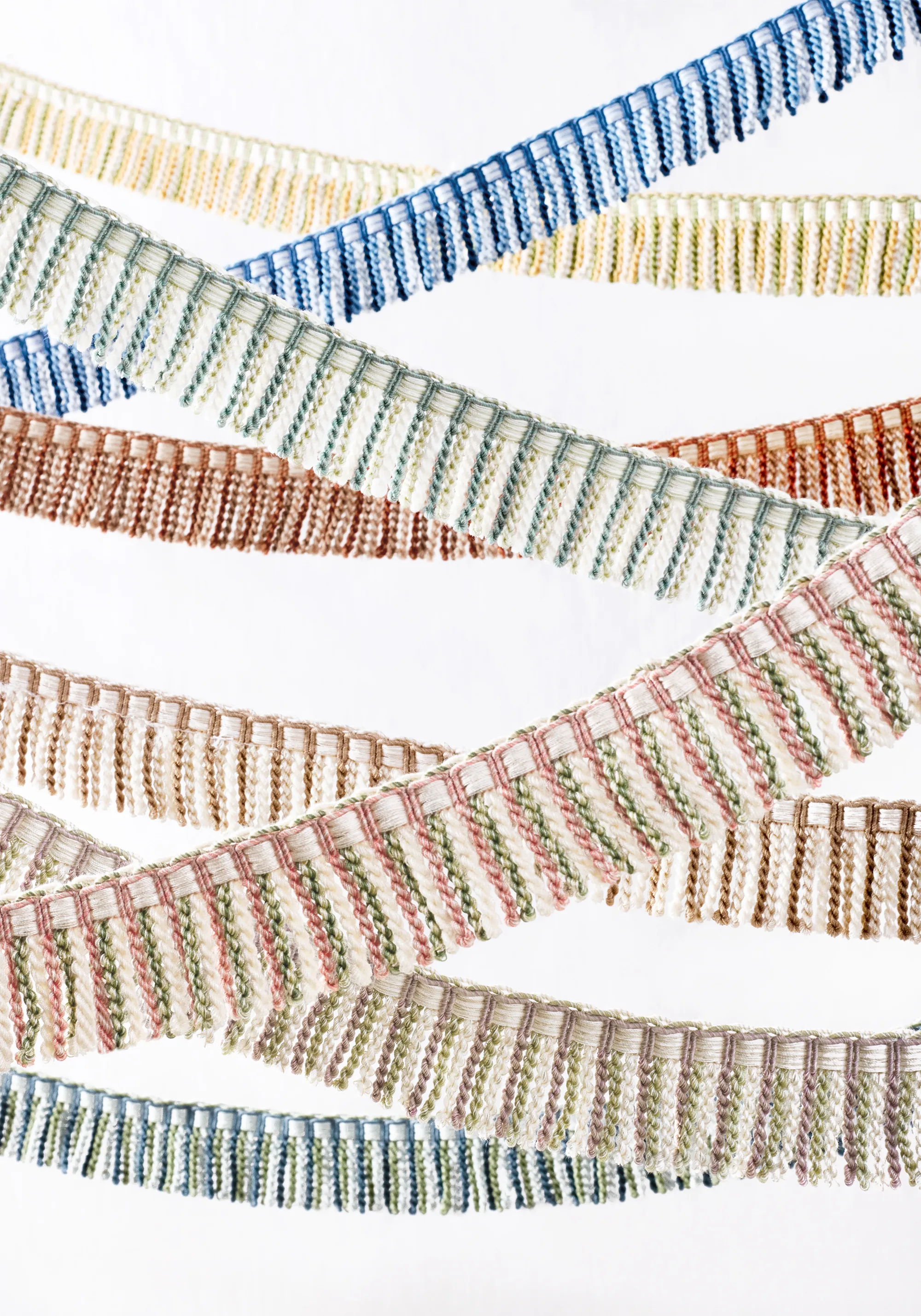 Anna French Esme Fringe in Mallard and Sage (AE12360)