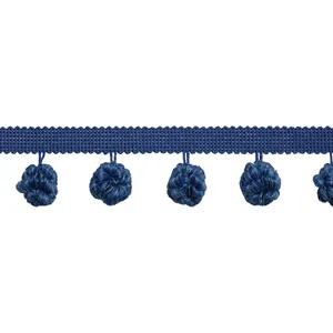 Thibaut Florian Fringe in Navy (E12444)