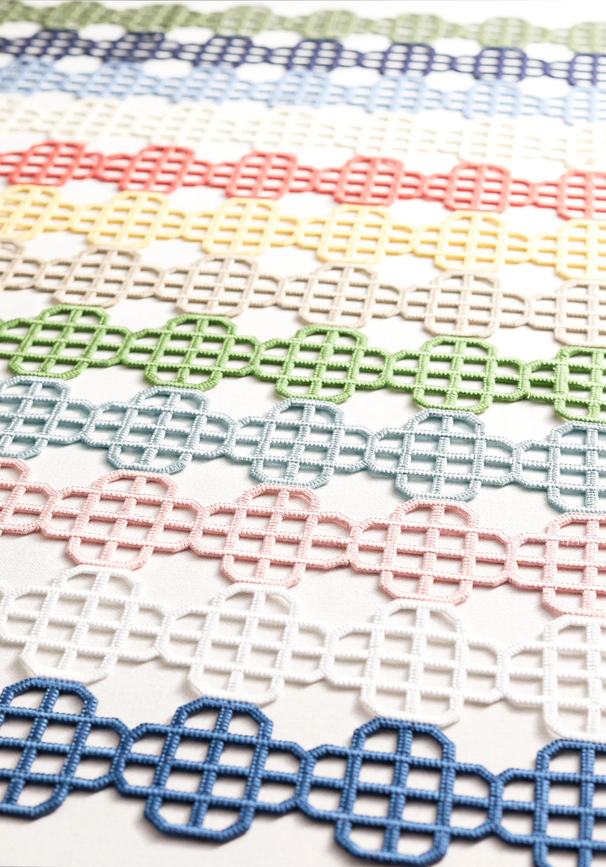 Thibaut Fret Applique in Ivory (E12273)