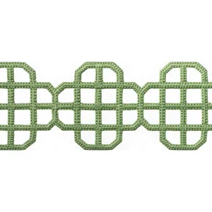 Thibaut Fret Applique in Kelly (E12270)
