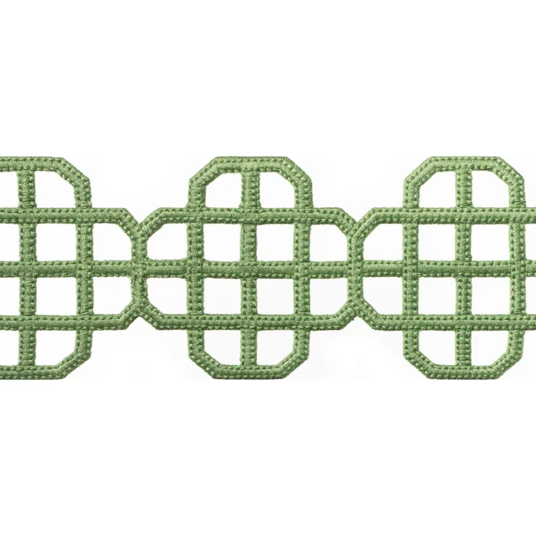 Thibaut Fret Applique in Kelly (E12270)