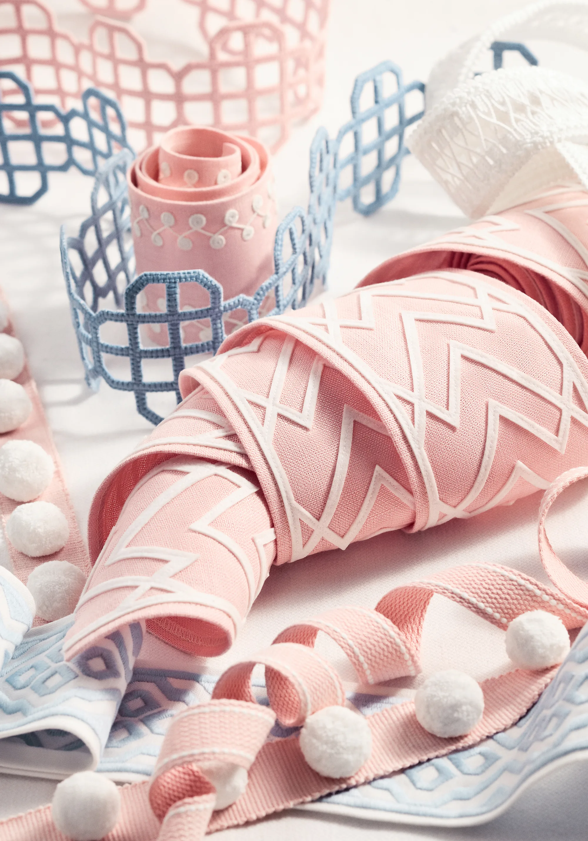 Thibaut Fret Applique in Powder (E12266)