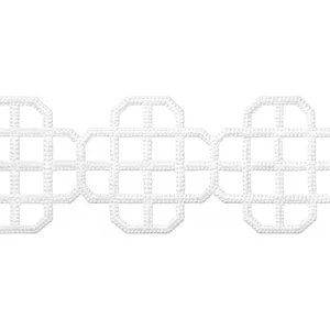 Thibaut Fret Applique in Snow White (E12262)