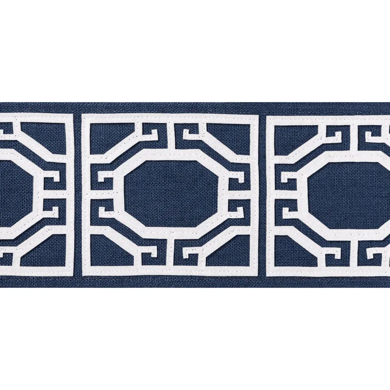 Thibaut Gate Applique Tape in Navy (E12005)