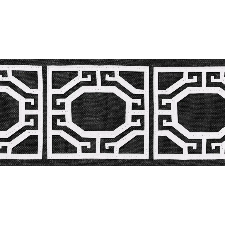 Thibaut Gate Applique Tape in Onyx (E12010)