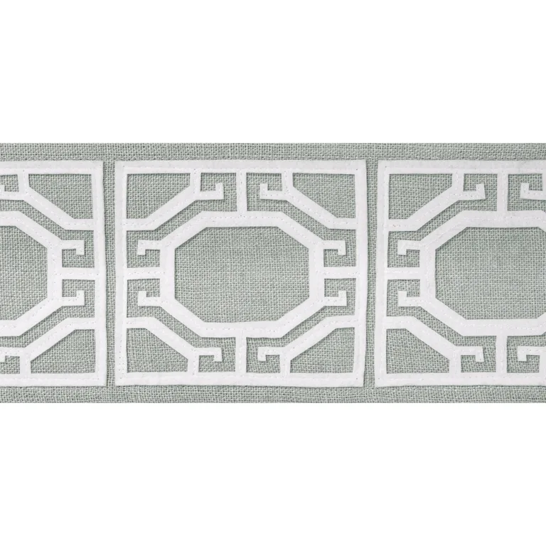 Thibaut Gate Applique Tape in Platinum (E12009)