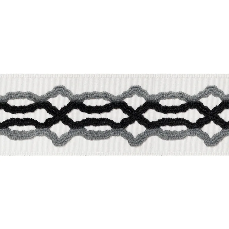 Thibaut Hartney Tape in Flannel and Onyx (E12091)