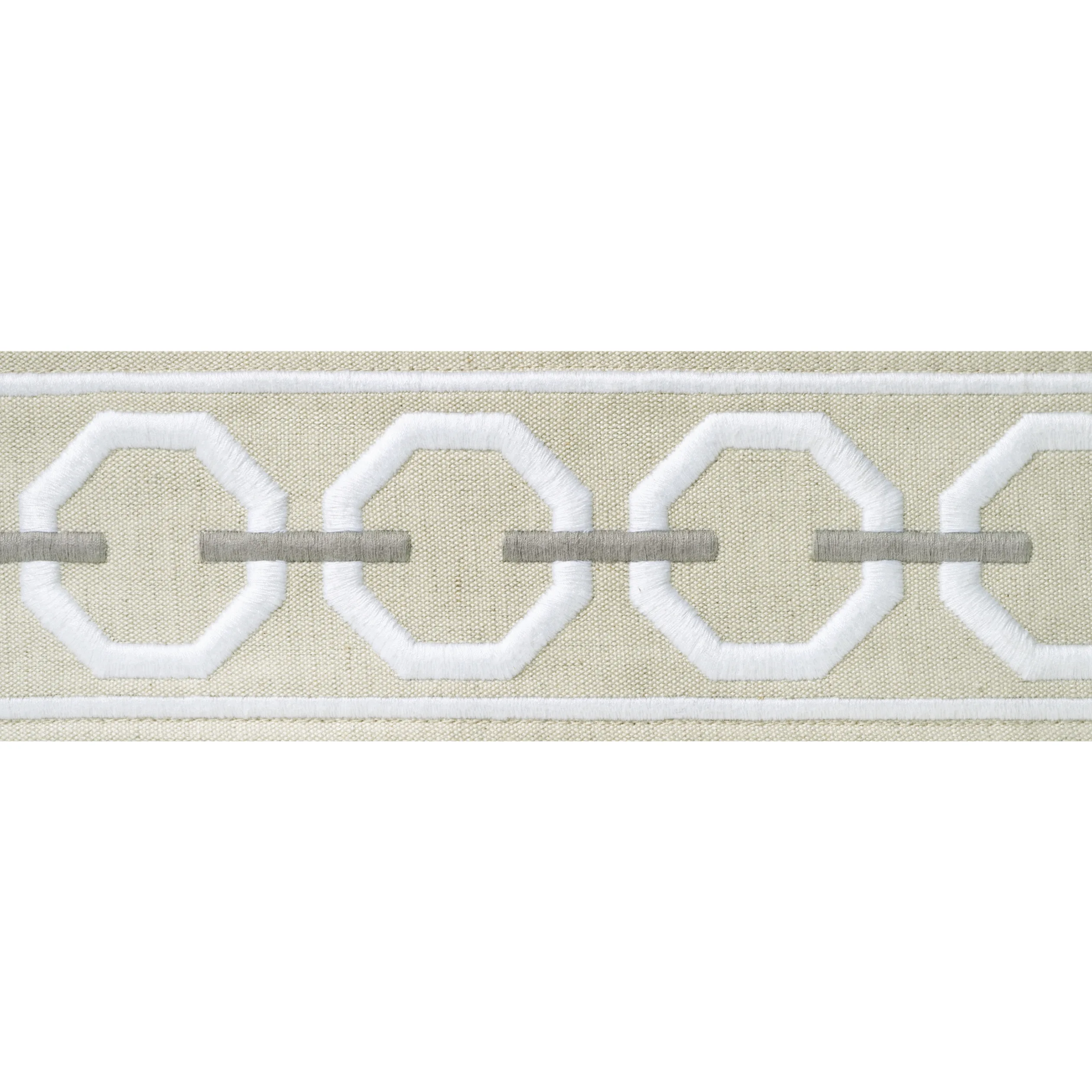 E12170 | Katonah Tape – Linen and Nickel
