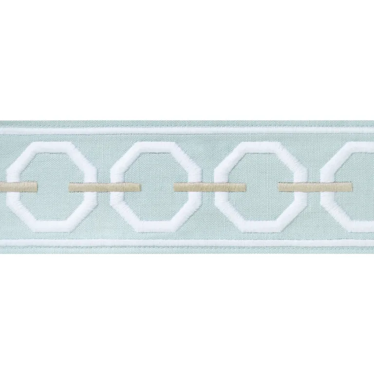 Thibaut Katonah Tape in Mist and Linen (E12169)