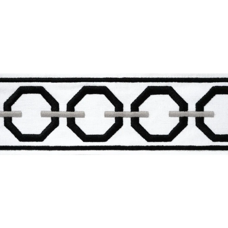 Thibaut Katonah Tape in Onyx and Nickel (E12171)