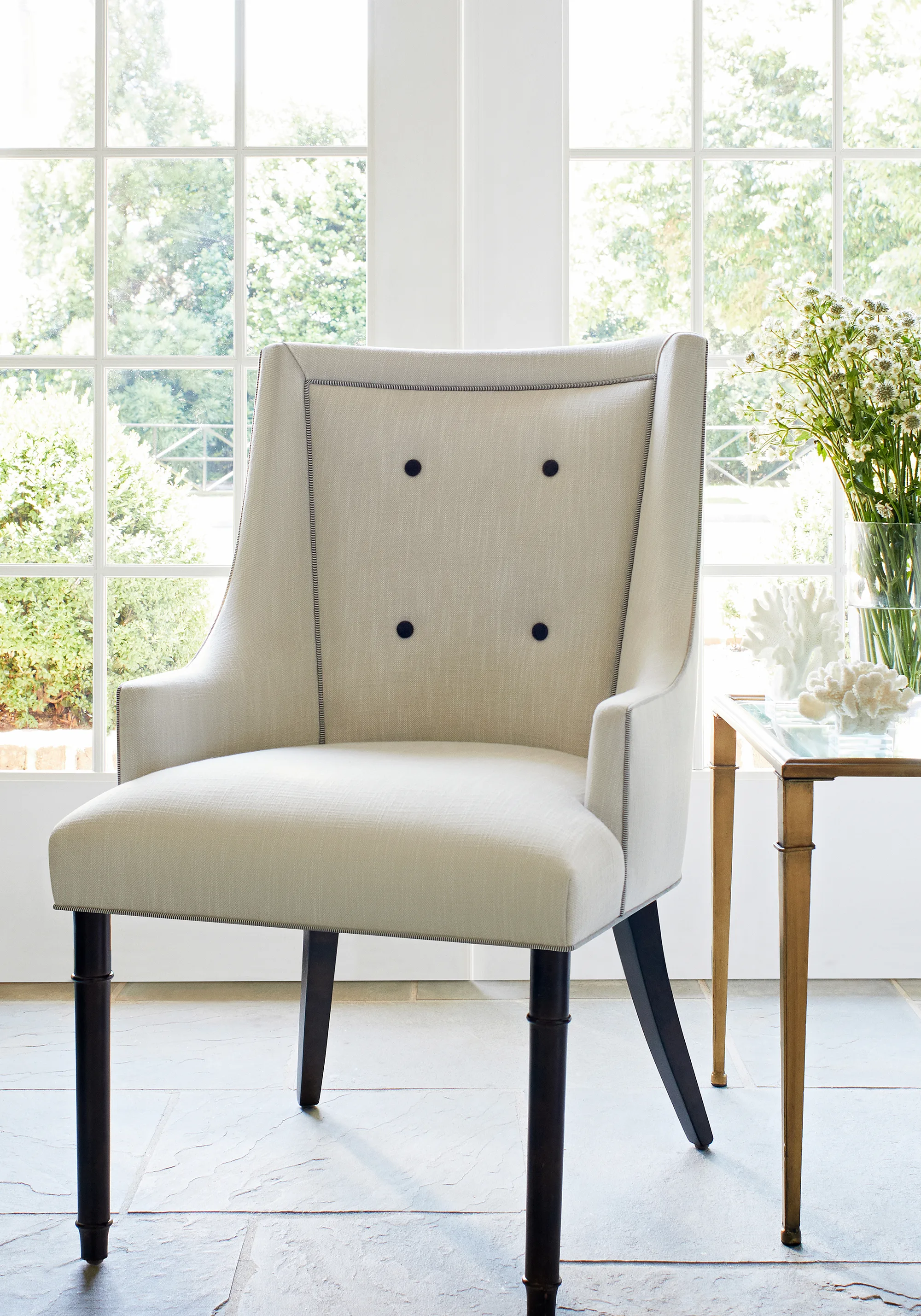 Thibaut Keaton Cord in Onyx (E12085)