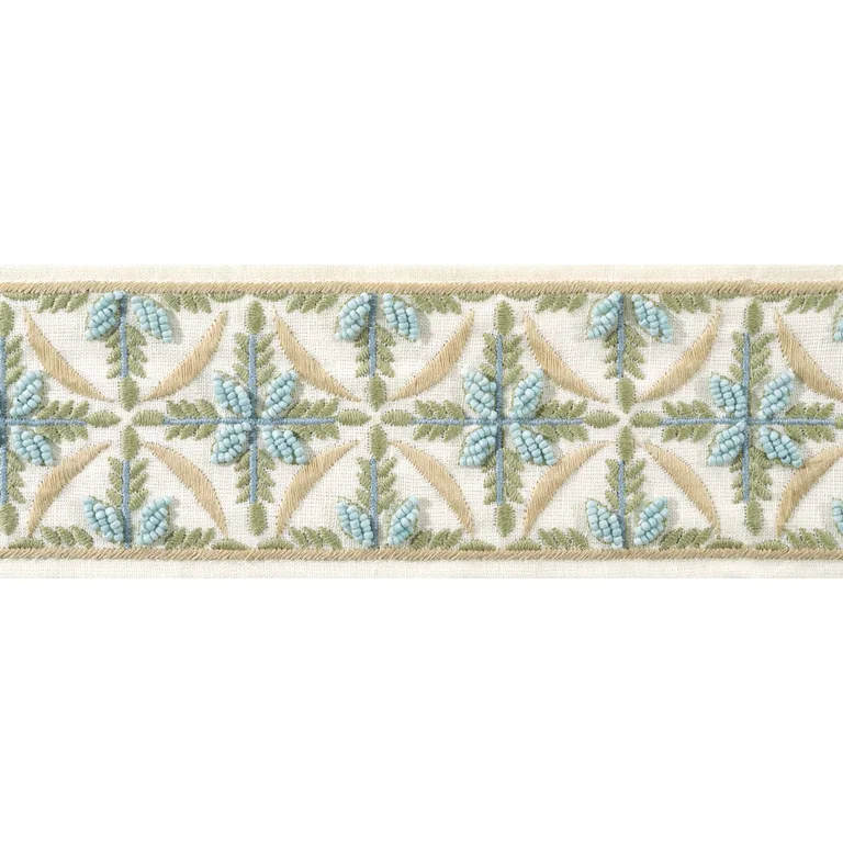 Anna French Leila Tape in Aqua and Willow (AE12341)