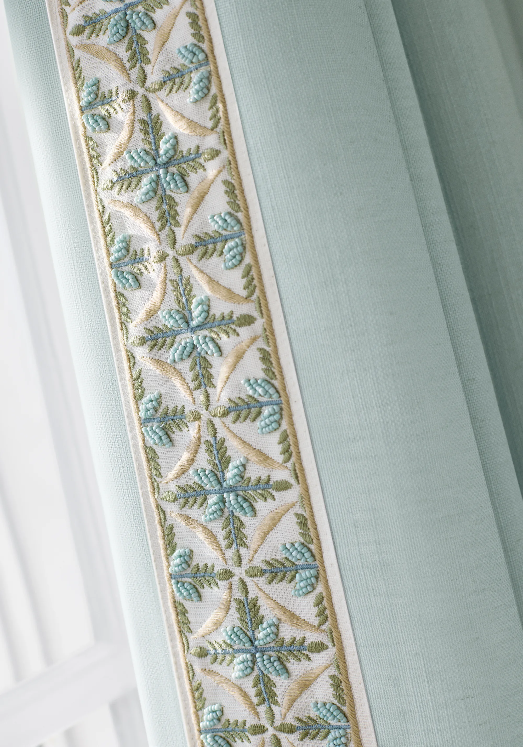 Anna French Leila Tape in Aqua and Willow (AE12341)