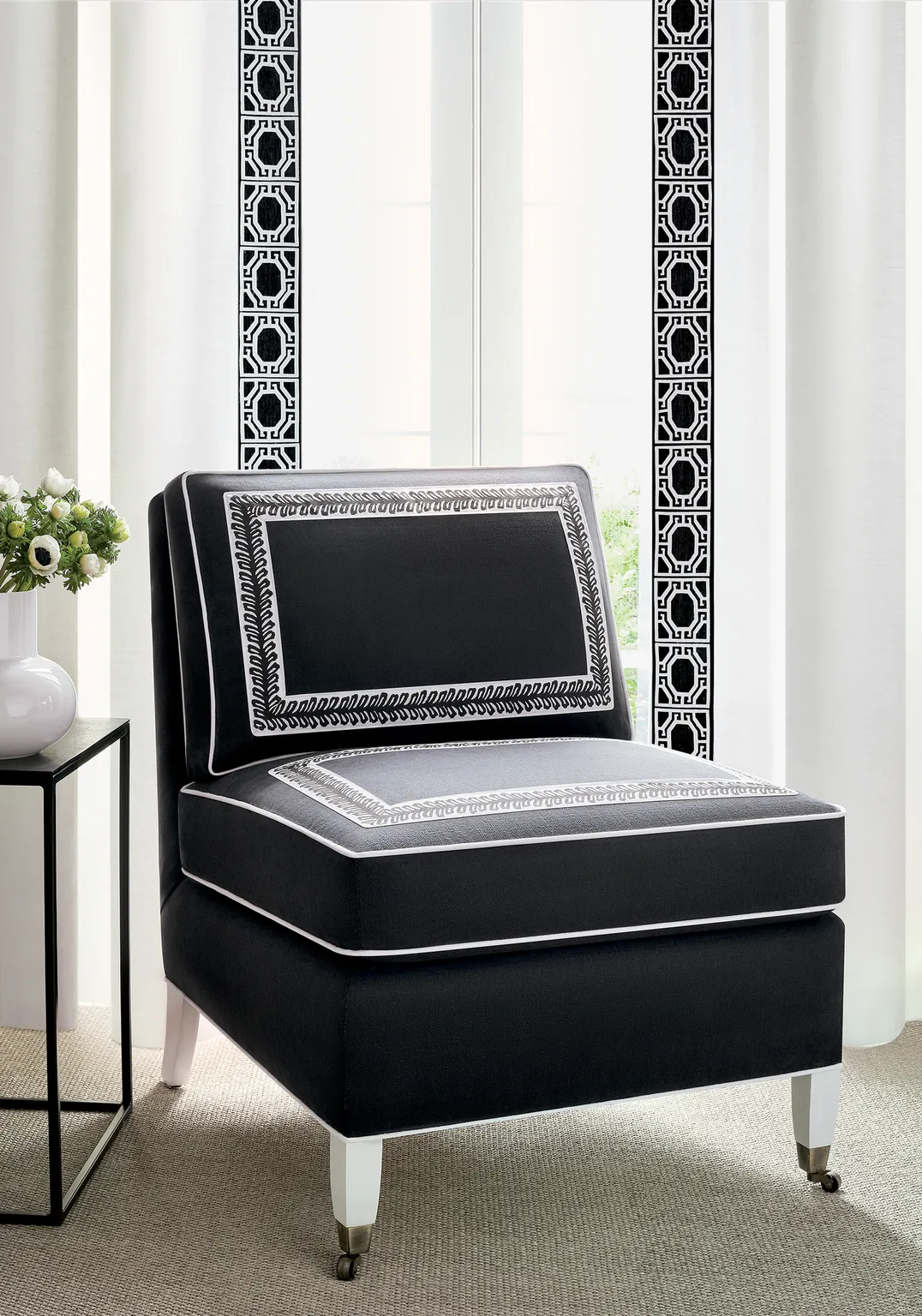 Thibaut Lenox Tape in Onyx (E12043)