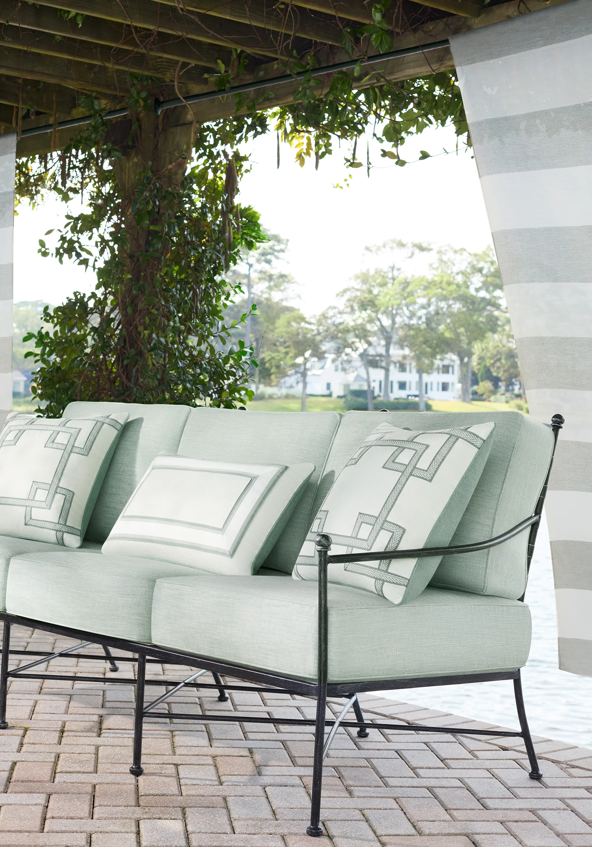 Thibaut Nordia Tape in Seafoam (E81851)