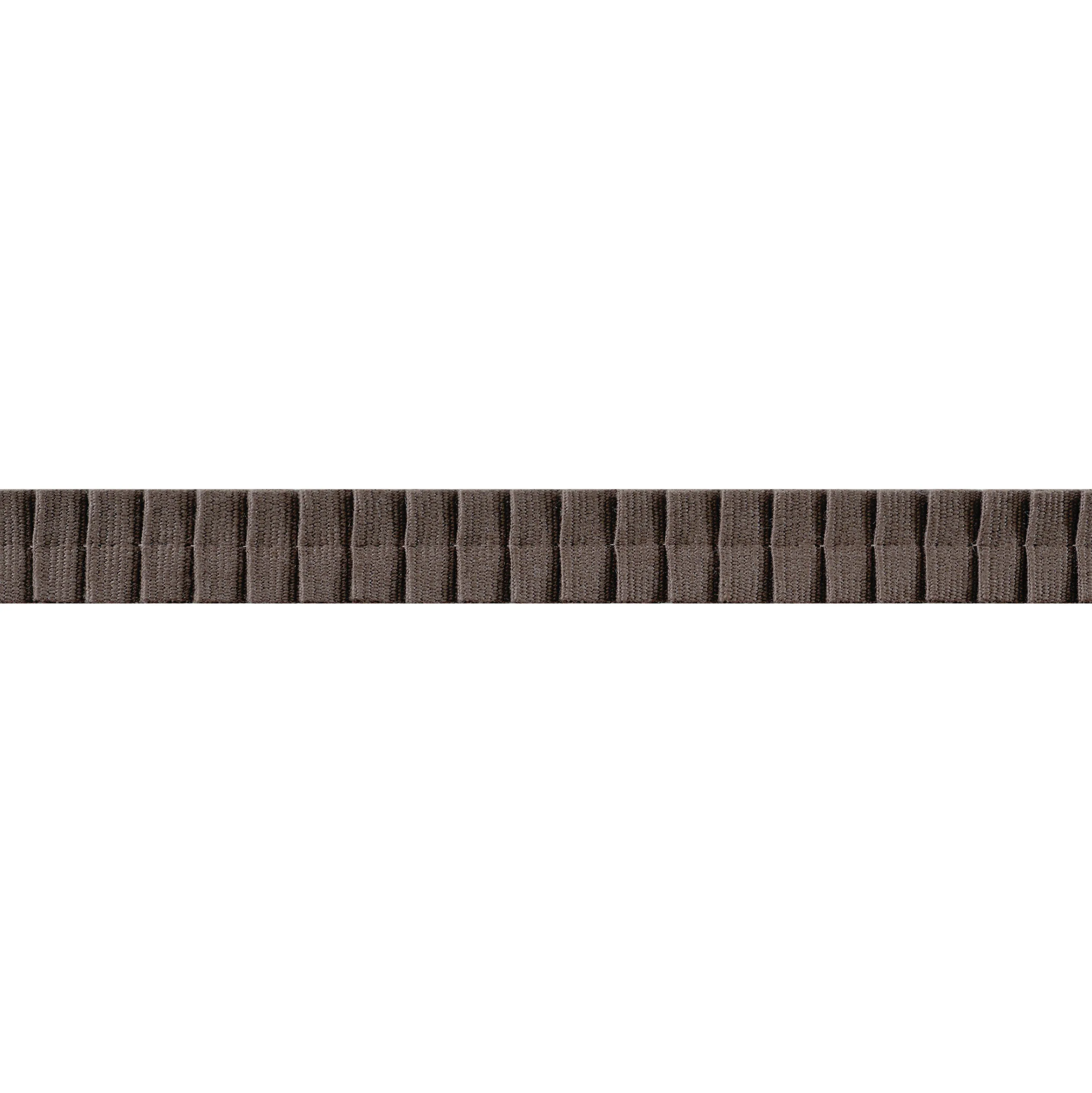E12317 | Pleated Tape – Chocolate