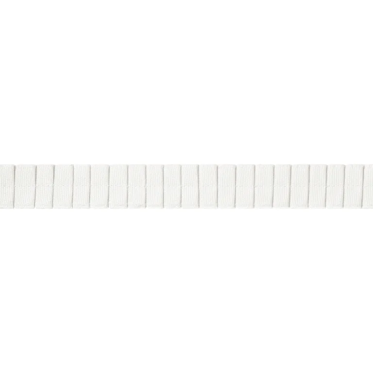 Thibaut Pleated Tape in Snow White (E12070)