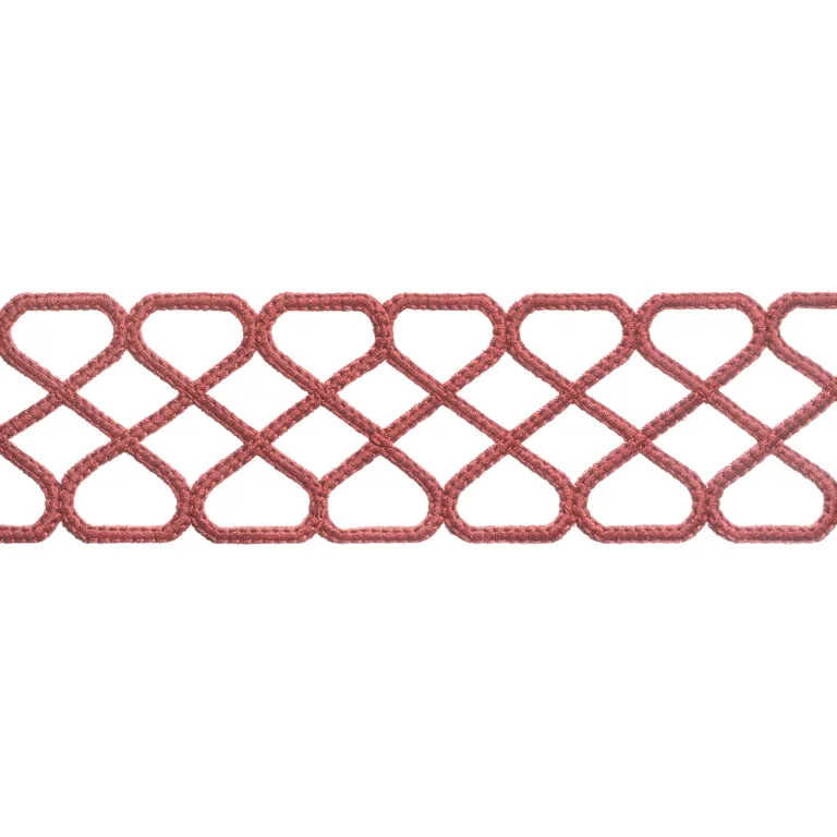 Thibaut Ripley Applique in Cranberry (E12026)