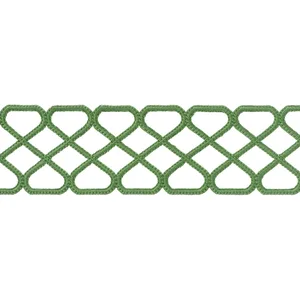 Thibaut Ripley Applique in Kelly (E12021)