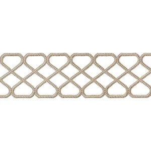 Thibaut Ripley Applique in Linen (E12028)