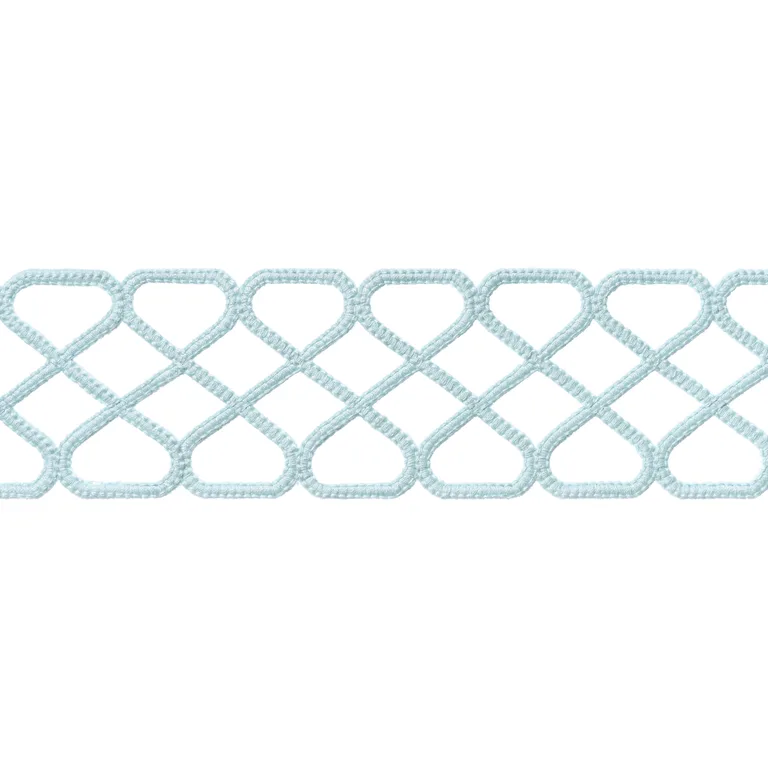 Thibaut Ripley Applique in Mist (E12023)