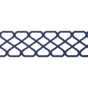 Thibaut Ripley Applique in Navy (E12025)