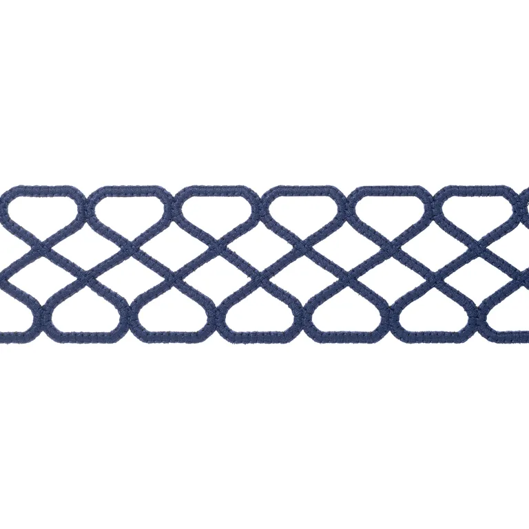 Thibaut Ripley Applique in Navy (E12025)