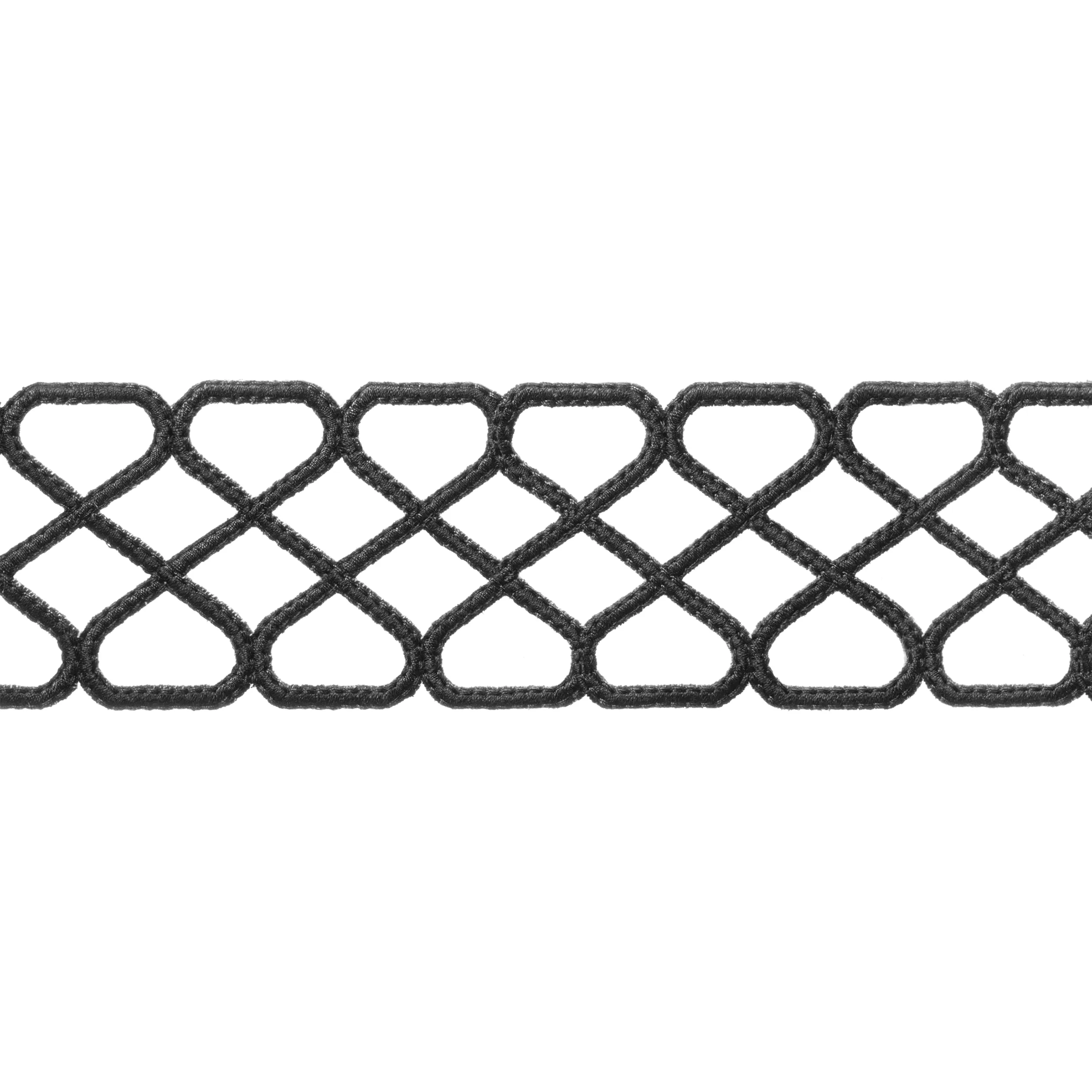 Thibaut Ripley Applique in Onyx (E12030)