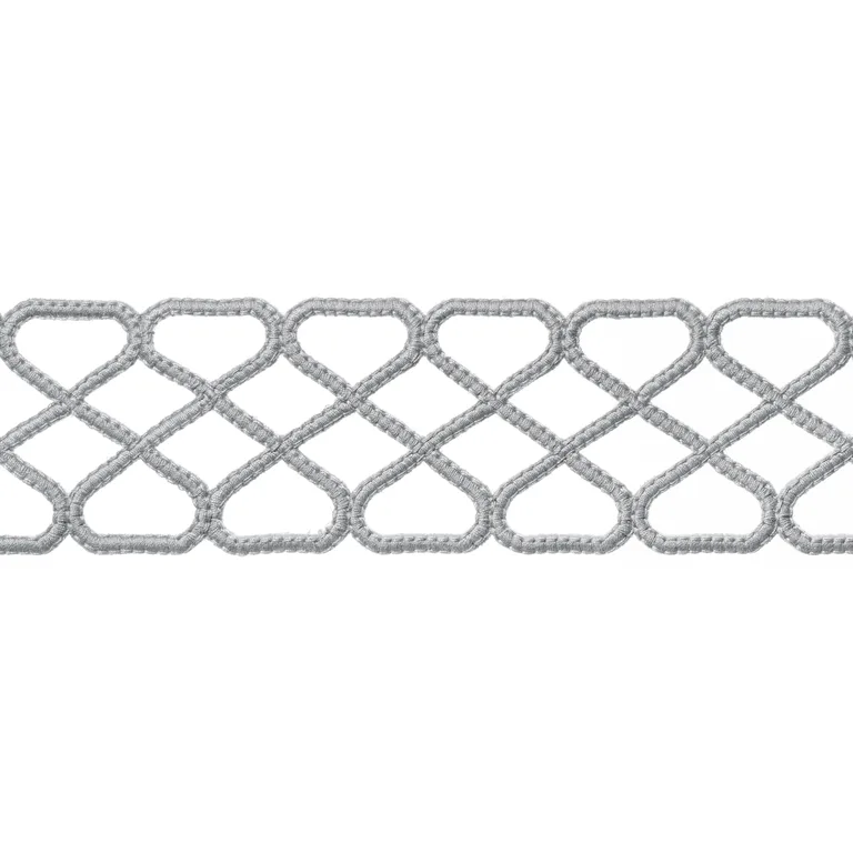 Thibaut Ripley Applique in Platinum (E12029)