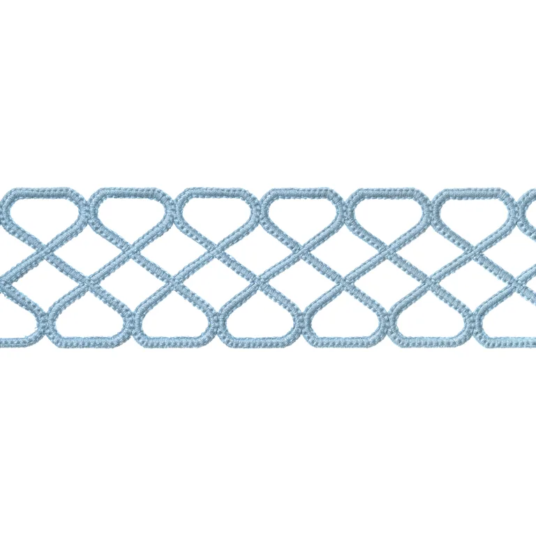 Thibaut Ripley Applique in Sky (E12033)